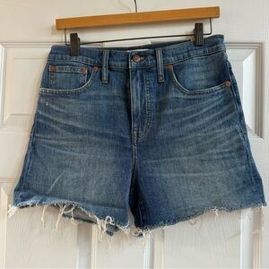 Madewell Classic Blue Denim Shorts